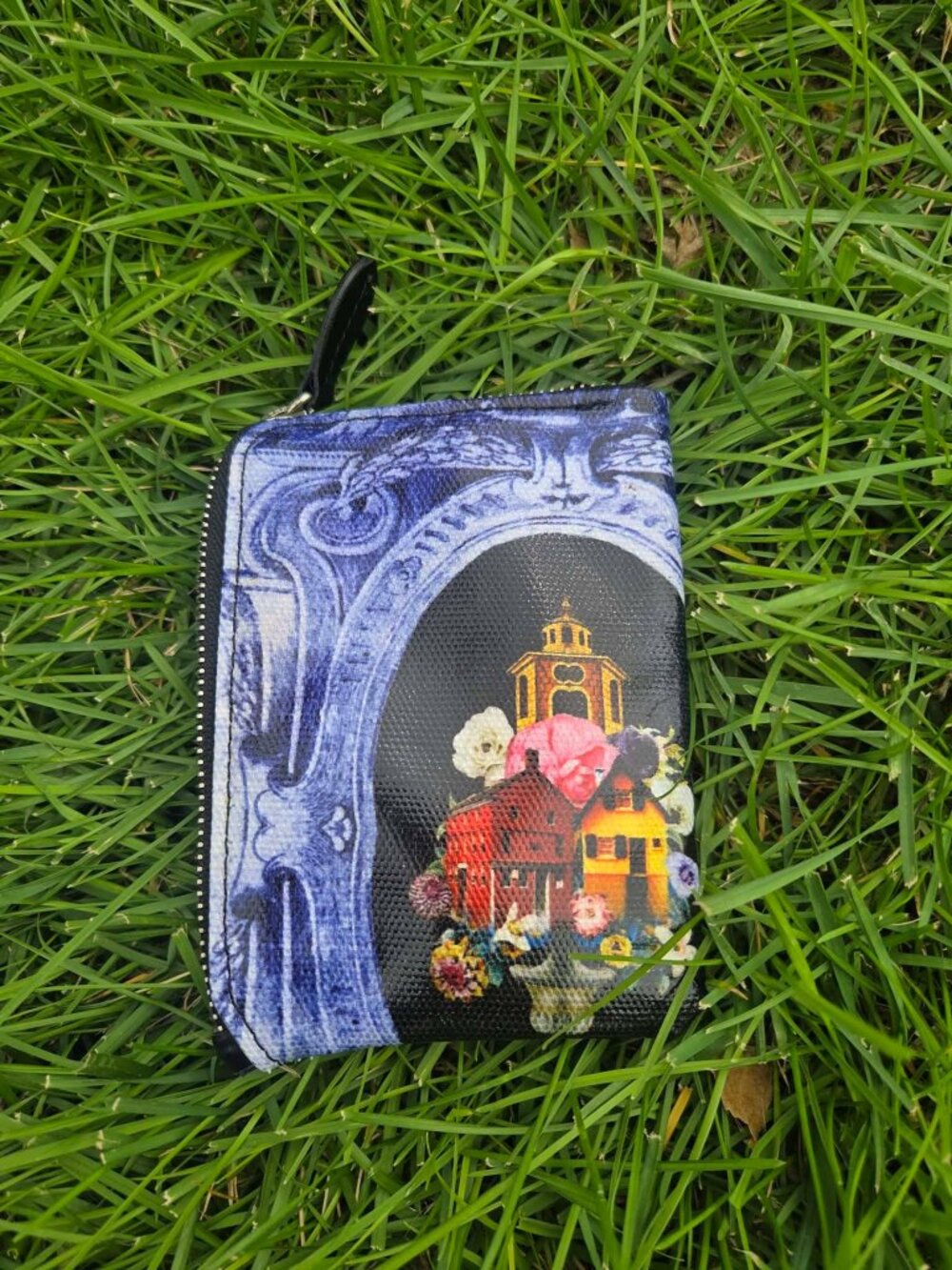 Furla - Made in Italy Zip Wallet | Baroque + Floral Village Print